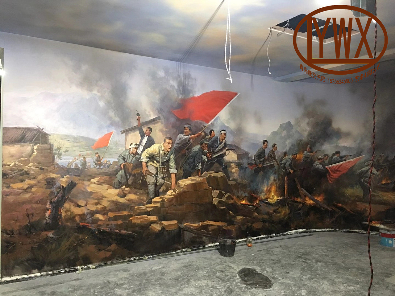 湖南株洲博物馆历史纪实壁画