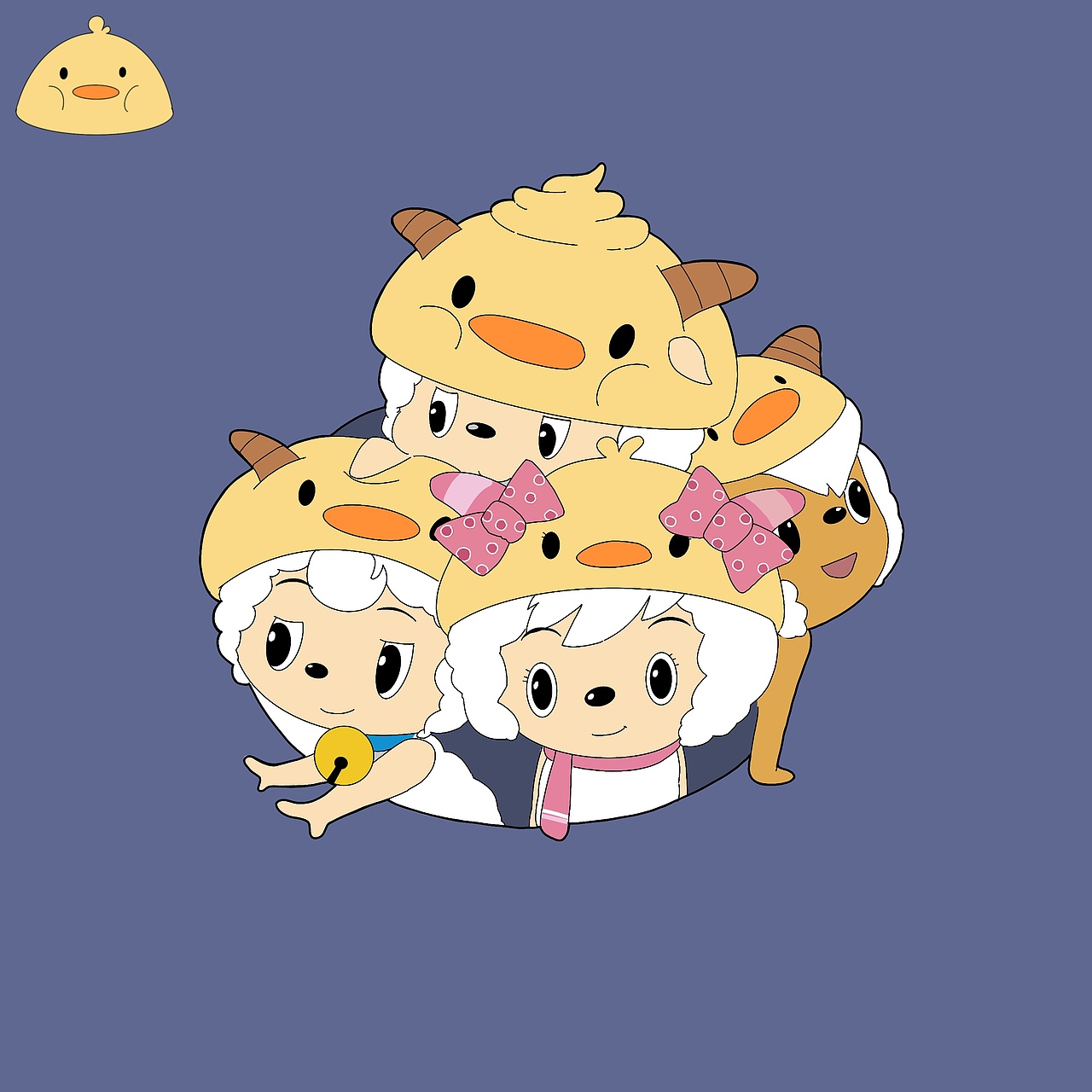 喜羊羊与灰太狼ip重塑玩具系列服饰图案