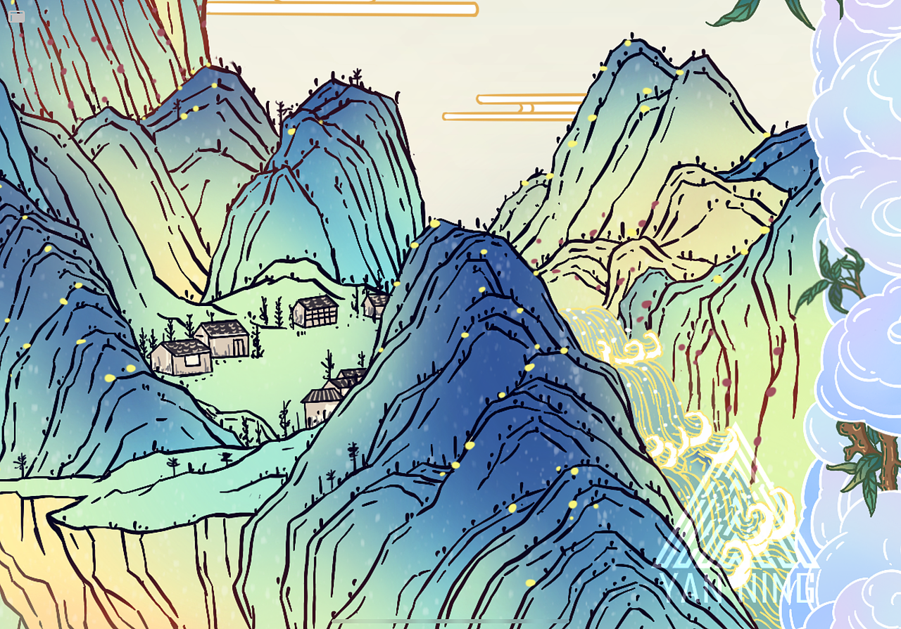 神游其中，怡然自得（图ZMjQ5NzY0OTI4） - 创作习作 - 站酷设计师鹿燃原创素材 - 站酷ZCOOL