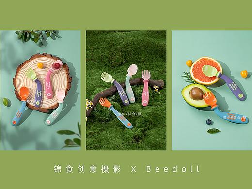 勺子的食物畅想/宝宝弯弯叉勺创意拍摄/beedoll
