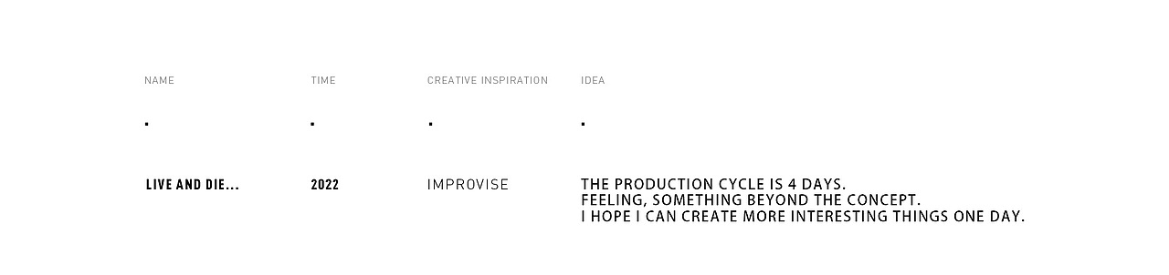 《LIVE AND DIE》（图ZMjg1MzMwNTk2） - 其他三维 - 站酷设计师小羊不胜酒力原创素材 - 站酷ZCOOL