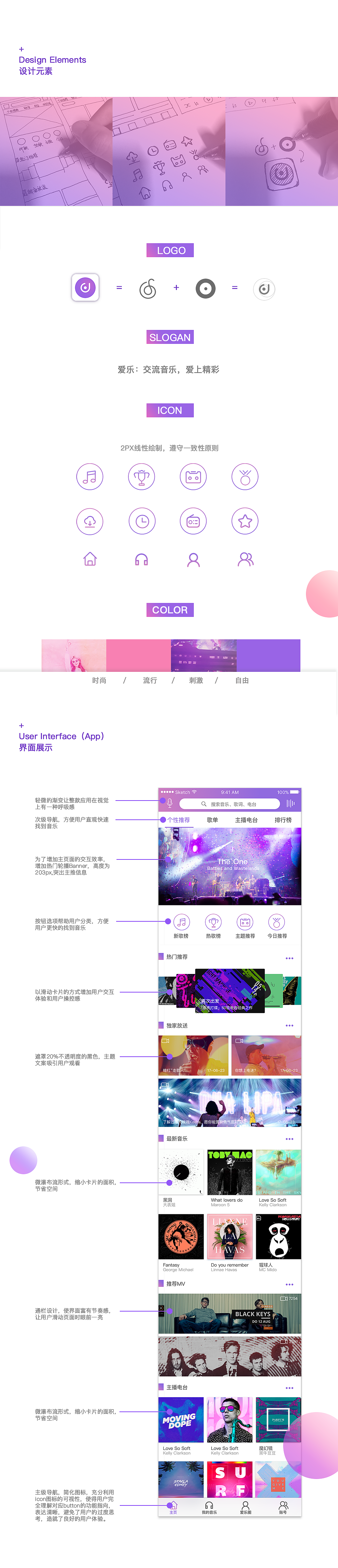 爱乐APP（图ZMTAxNzc3OTg4） - APP界面 - 站酷设计师胖达PandaCHEN原创素材 - 站酷ZCOOL