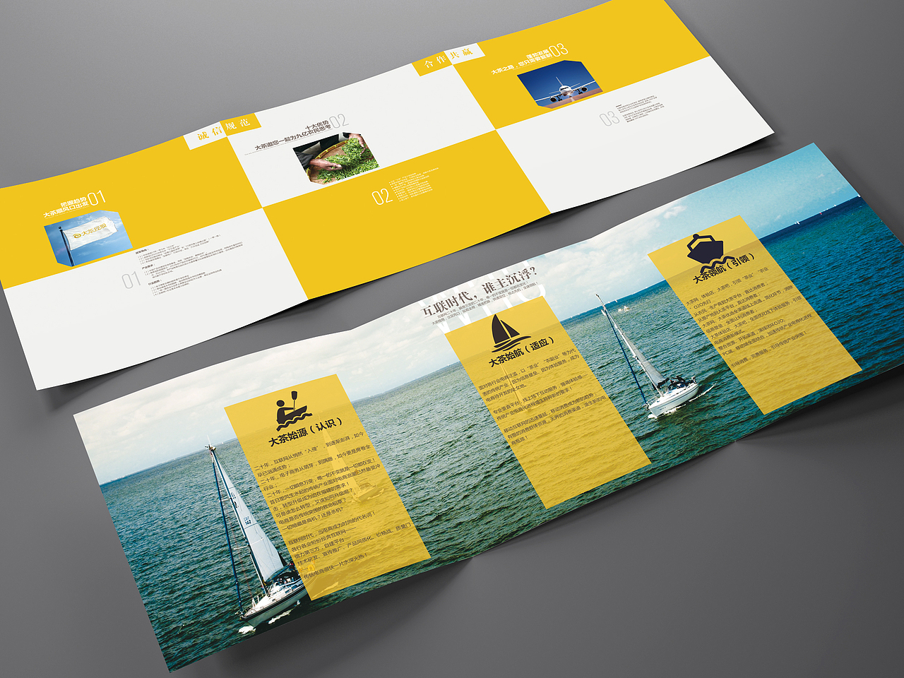 大茶售后服務卡和大茶視界刊例（圖ZNjg3NjM1MTI=） - 書籍/畫冊 - 站酷設計師10TAIL原創(chuàng)素材 - 站酷ZCOOL