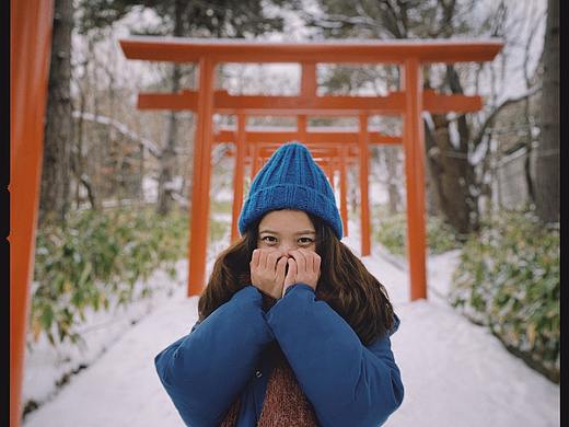 【北海道】这个大雪覆盖的札幌神社，温柔且安静。
