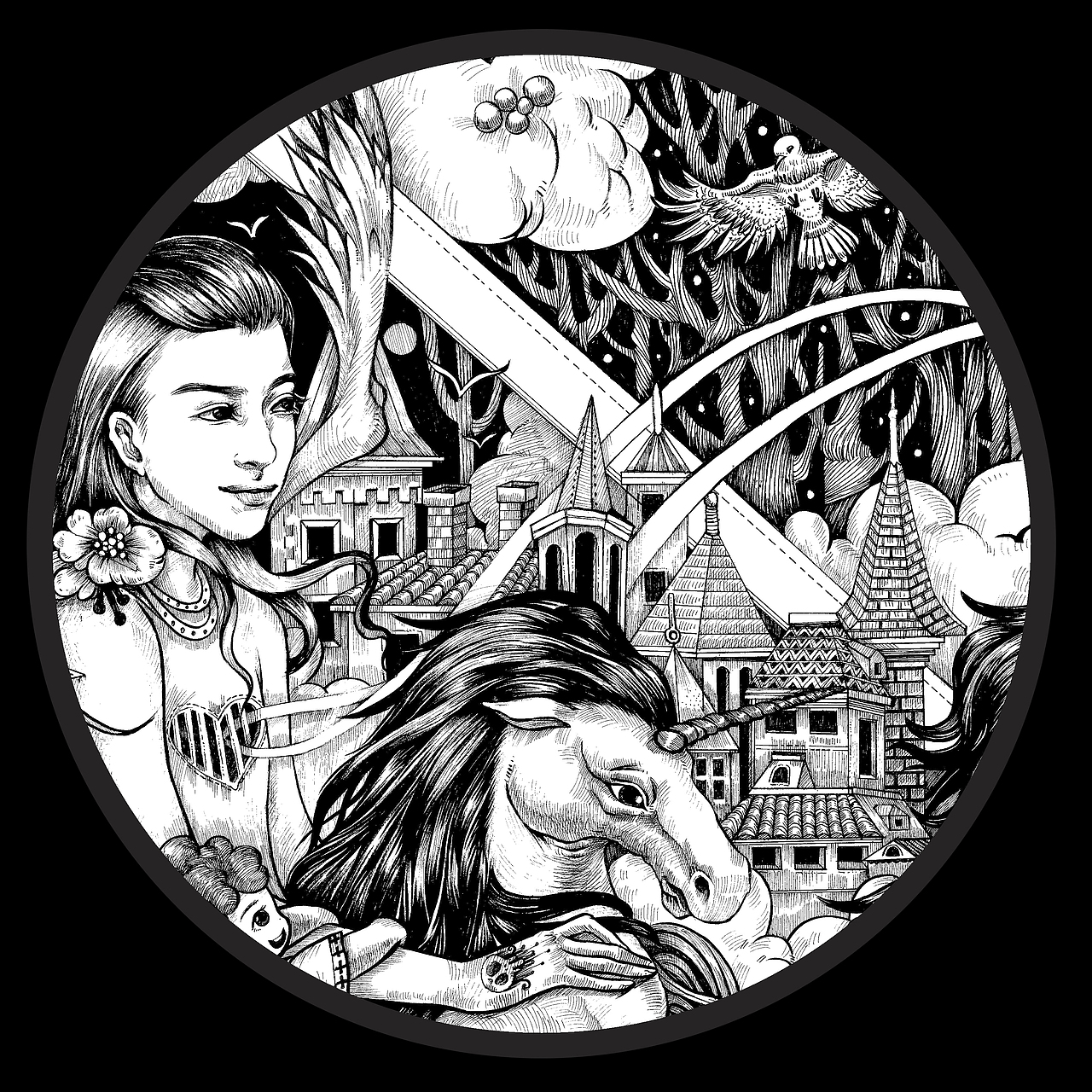 《救赎》（图ZMzM4OTM4Mjg=） - 商业插画 - 站酷设计师张贇ILLUSTRATION原创素材 - 站酷ZCOOL