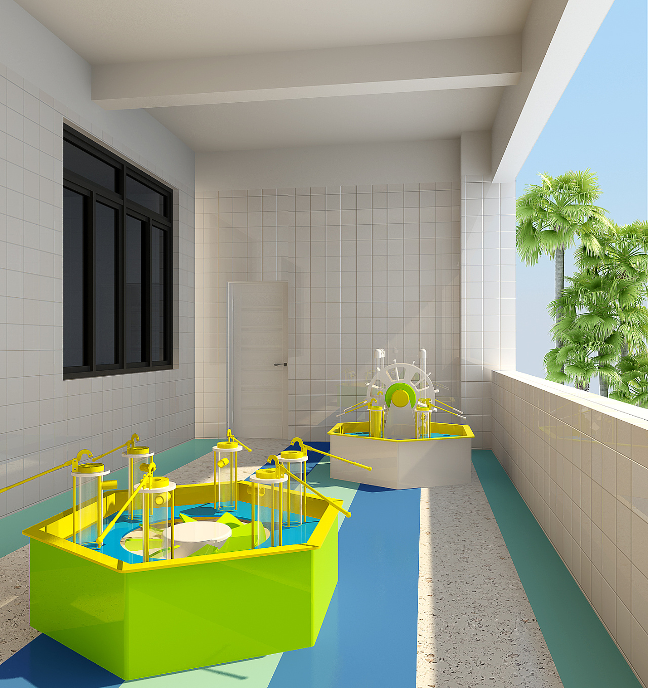 幼儿园设计：多样走廊空间设计-建E网设计案例