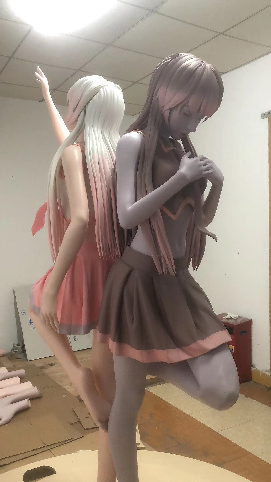 美少女打印上色