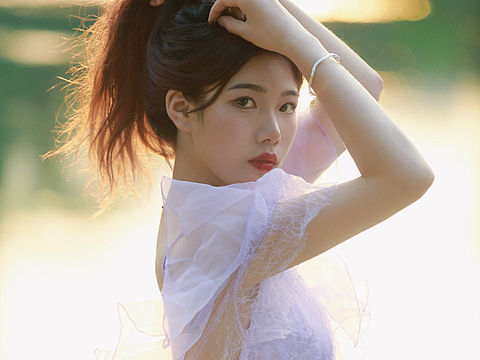 黄昏落日前•少女写真