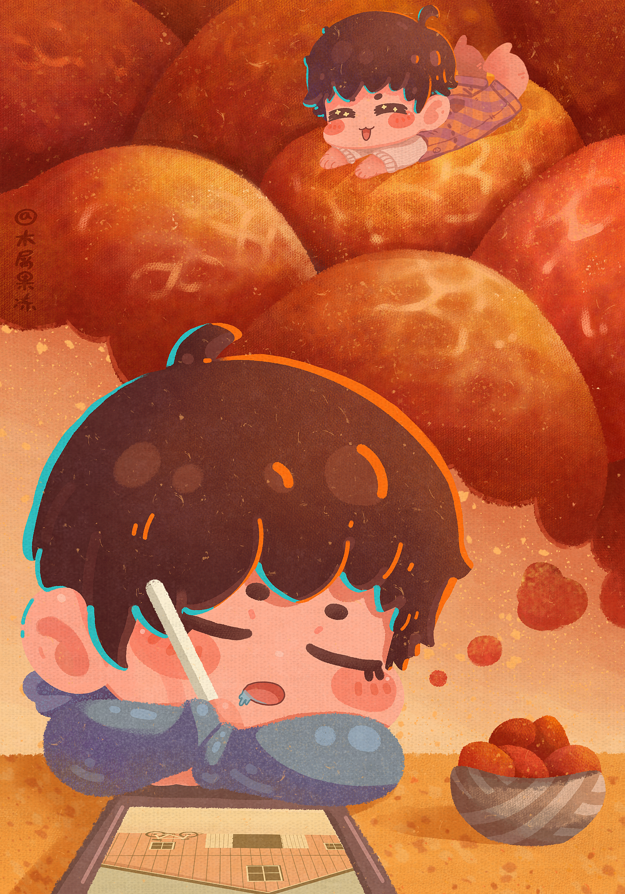草莓梦境（图ZMjQ3OTcwMTY4） - 儿童插画 - 站酷设计师木屑果冻原创素材 - 站酷ZCOOL