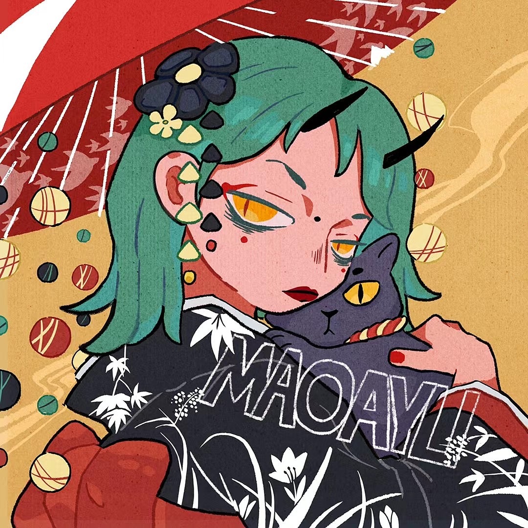 头像约稿（图ZMjg4MDk3MTMy） - 商业插画 - 站酷设计师猫阿钰原创素材 - 站酷ZCOOL