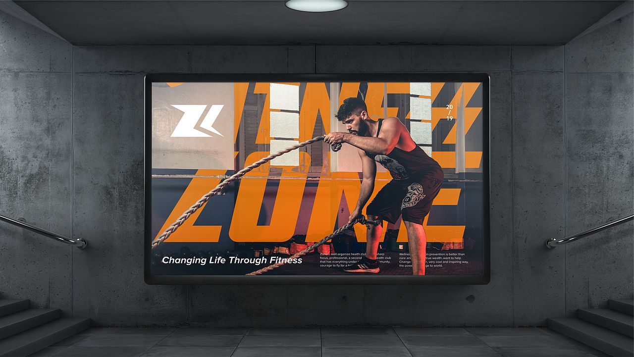 飞纵健身FITNESS ZONE I DBLUE品牌设计 VI设计(图ZMjQxMTU3MzA0) - 品牌 - 站酷设计师DBLUE洛蓝设计原创素材 - 站酷ZCOOL