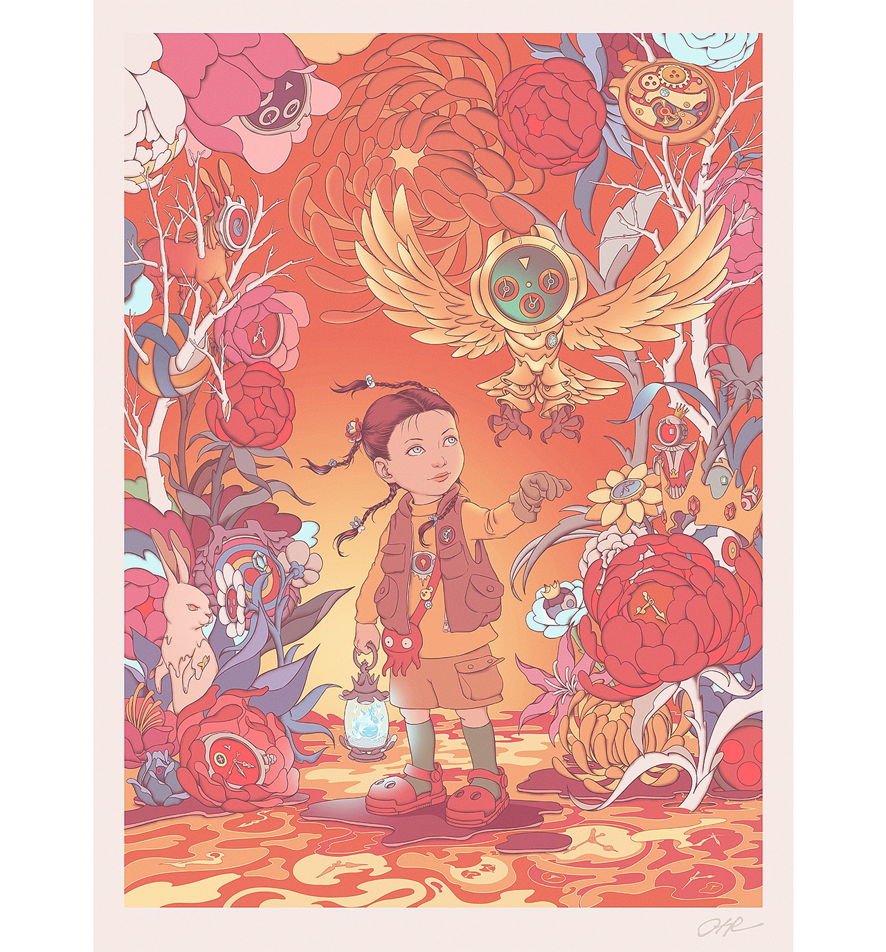 猫头鹰叔叔（图ZMjgxOTg2NjE2） - 艺术插画 - 站酷设计师口X然原创素材 - 站酷ZCOOL