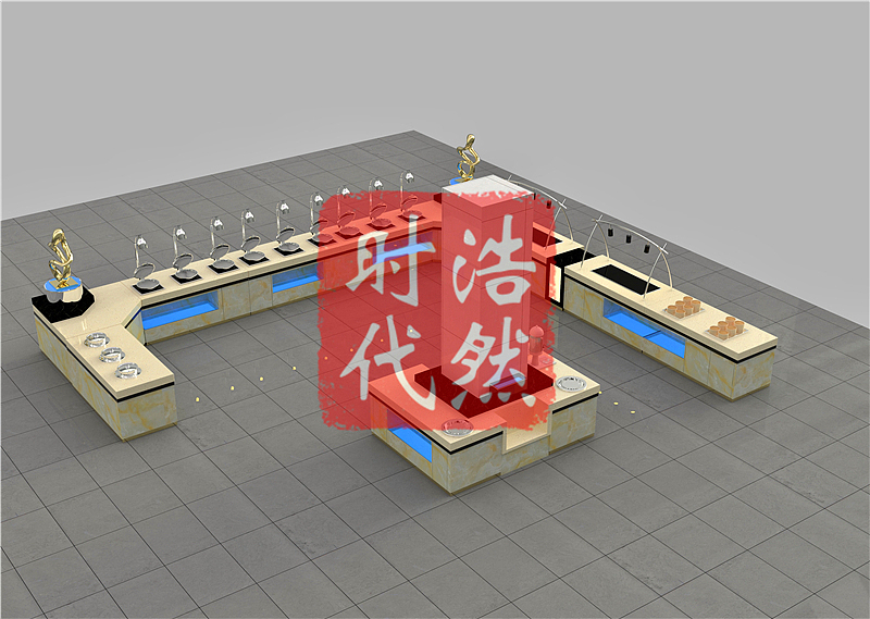 大理石折叠布菲台设计制作安装