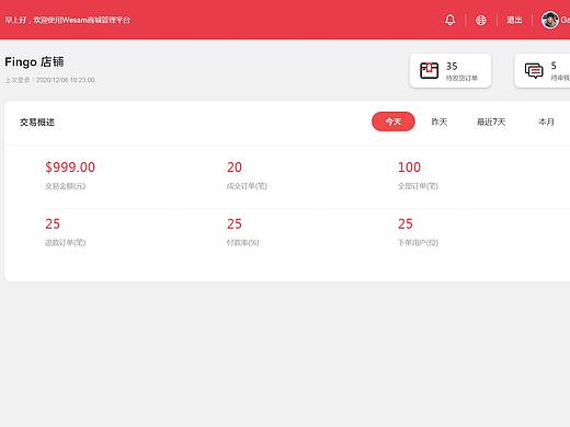 Wesam商城后台管理系统(PC端)