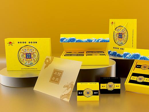 卤菜包装礼盒、生鲜食品包装盒、高端大气、肴肉礼盒