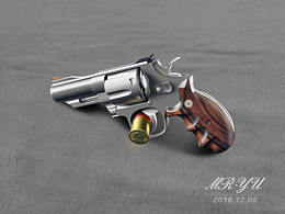 Photoshop鼠绘——M629左轮手枪