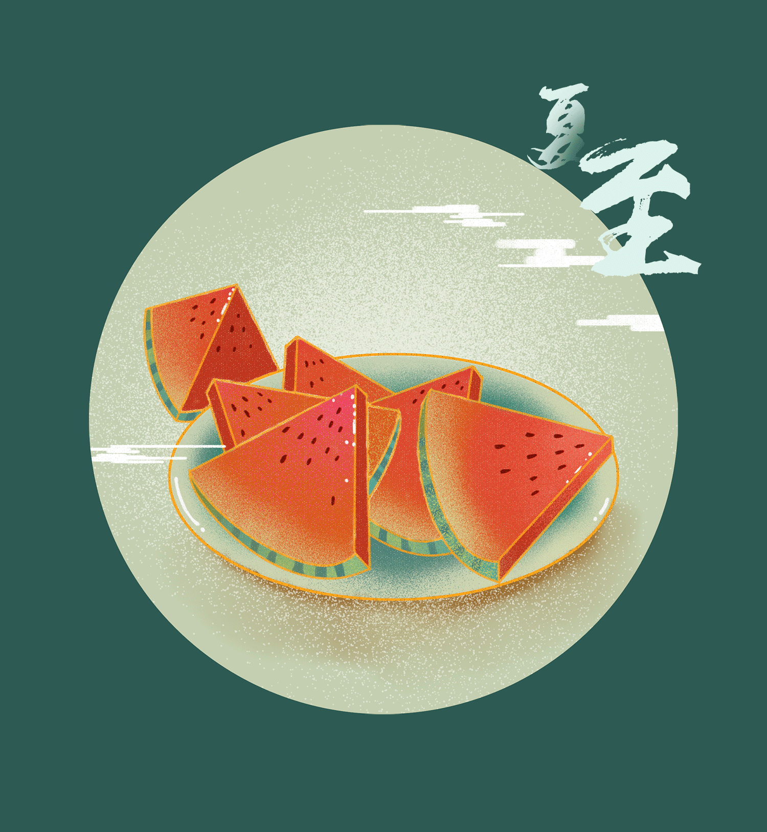 国潮24节气插画（上）（图ZMjI4NDQwMzQw） - 创作习作 - 站酷设计师三原色RGB原创素材 - 站酷ZCOOL