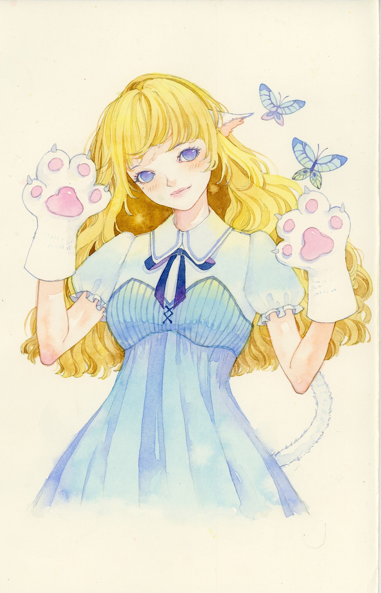 动物拟人小姐姐|插画|艺术插画|画水彩的小玖_原创作品-站酷zcool