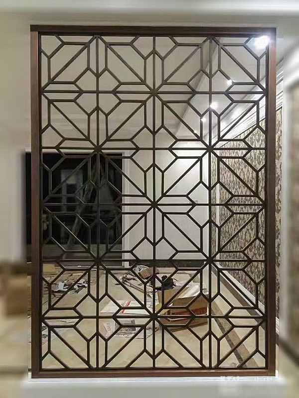 家用屏风 不锈钢屏风 玄关走廊客厅电视背景隔断墙（图ZMjYxMzA3NDE2） - 建筑设计 - 站酷设计师众亿金属制品原创素材 - 站酷ZCOOL