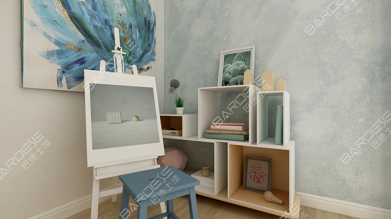 巴德士艺术漆—酷家乐场景（六）（图ZMjAyNjYyMzY4） - 生活用品 - 站酷设计师巴德士原创素材 - 站酷ZCOOL