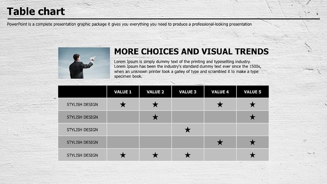 免费福利—黑色欧美创意商务PPT模板