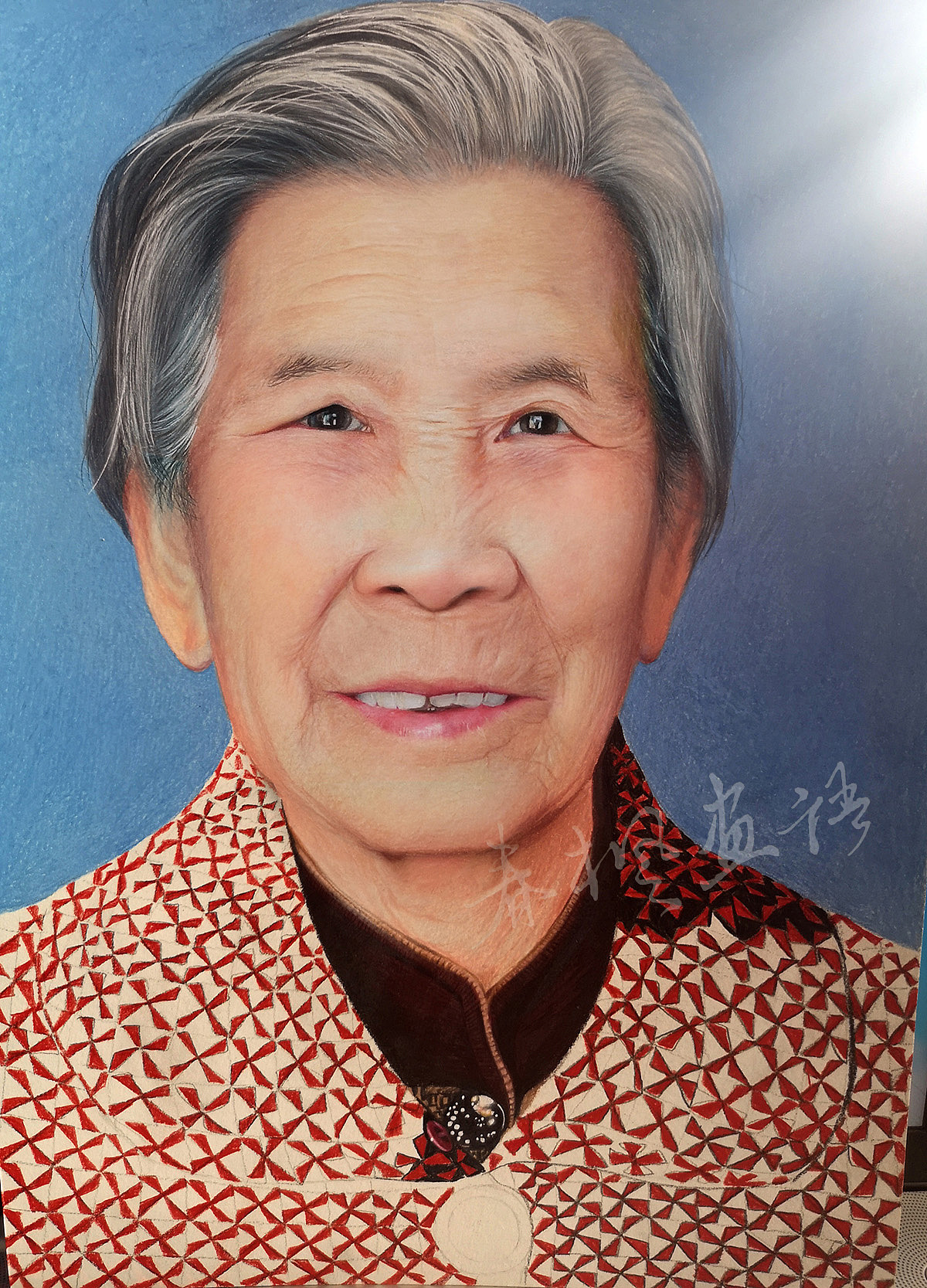 慈祥的老人肖像