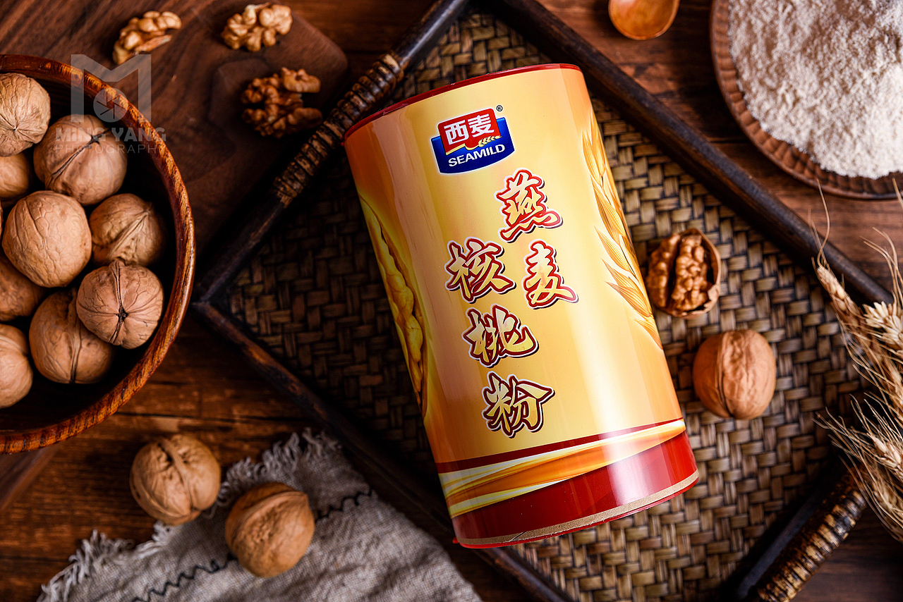核桃麦片粉（图ZMTI1NzE4NjQw） - 产品摄影 - 站酷设计师摄影师董名扬原创素材 - 站酷ZCOOL
