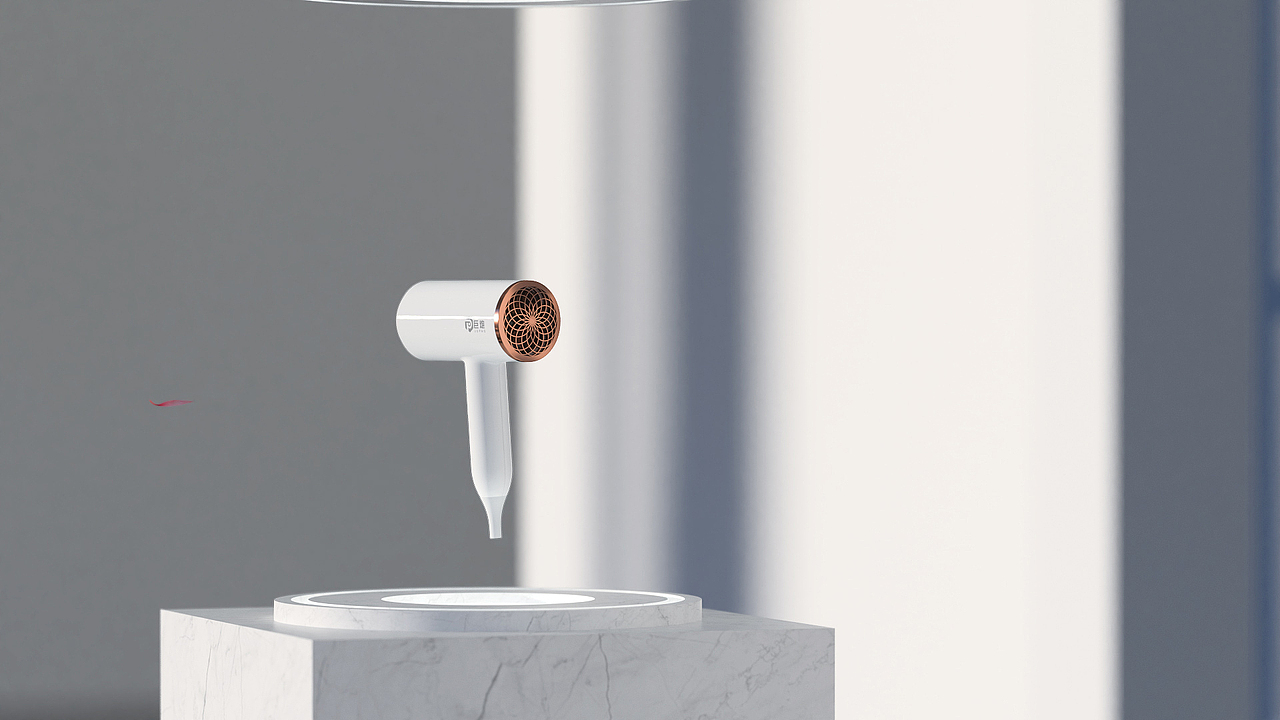 电吹风三维视频（图ZMjEyNjkxMTMy） - 动画/影视 - 站酷设计师亿意视频工作室原创素材 - 站酷ZCOOL