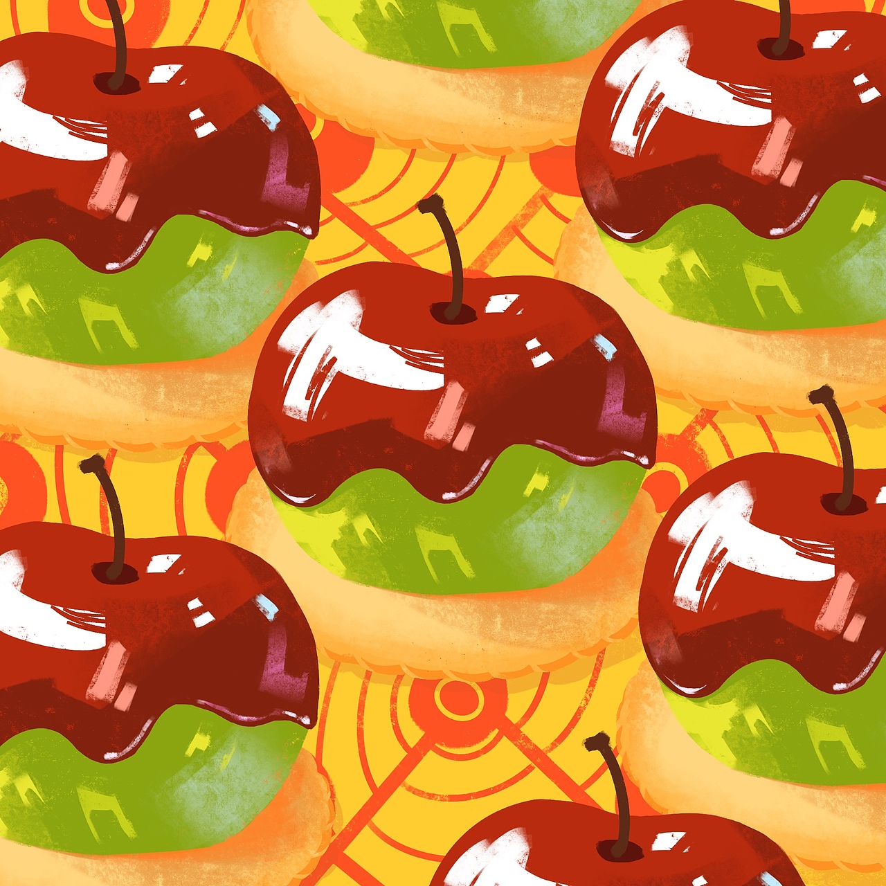 我画了十张甜品小蛋糕,来看看嘛