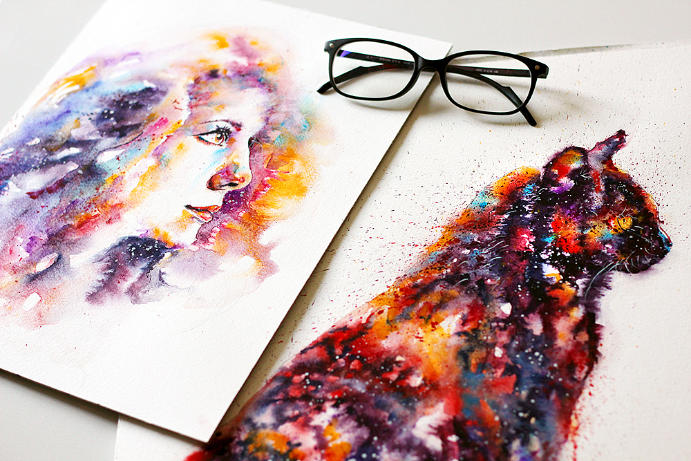 水彩下的貓青年（圖ZMjM0NDY3NjQ=） - 商業(yè)插畫 - 站酷設計師lvireland原創(chuàng)素材 - 站酷ZCOOL