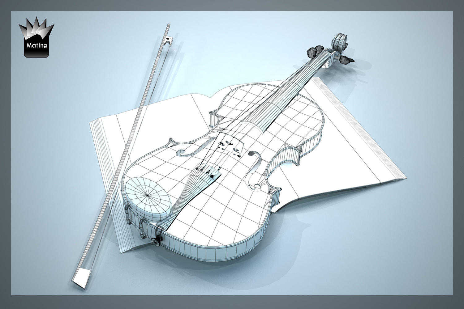 3D小提琴|三维|机械/交通|马天意mating - 原创作品 - 站酷 (ZCOOL)