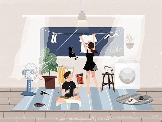 插画习作-卫龙boy