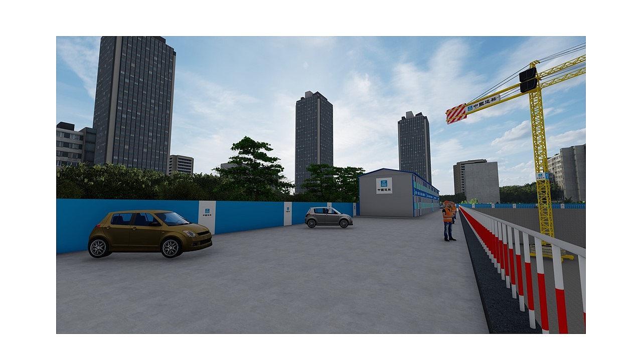 工地CI平面效果（图ZMjE2MzcwODY0） - 建筑/空间 - 站酷设计师无峰原创素材 - 站酷ZCOOL