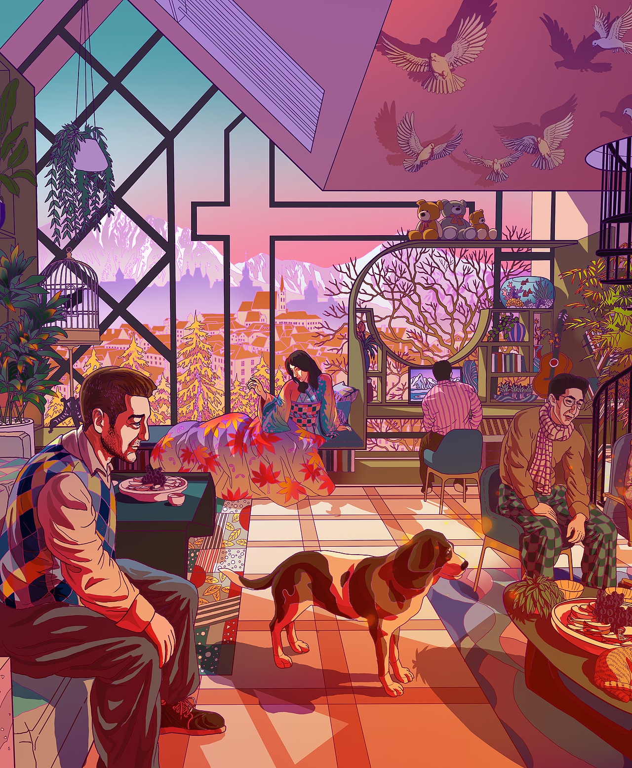 北国暖阳（图ZMzgxNDE1Mzgw） - 创作习作 - 站酷设计师一堆花岗岩原创素材 - 站酷ZCOOL