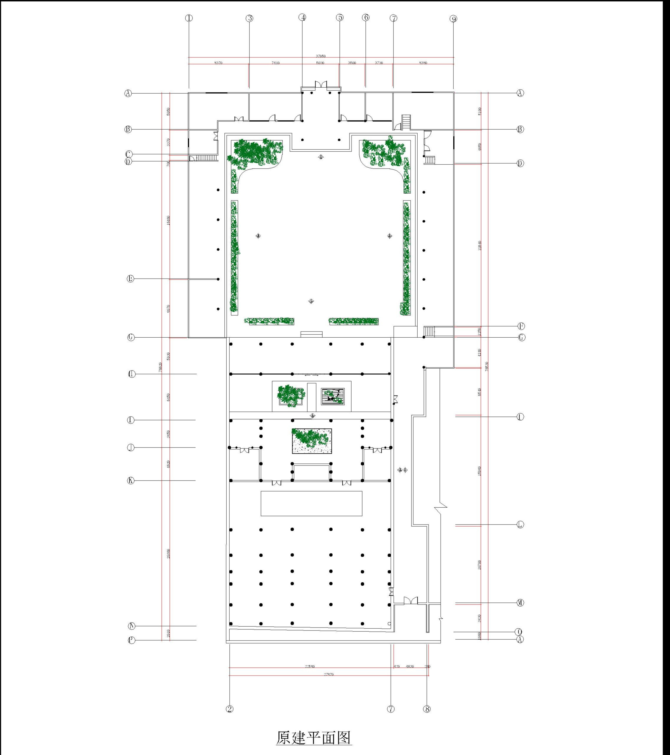 广东会馆量房cad图