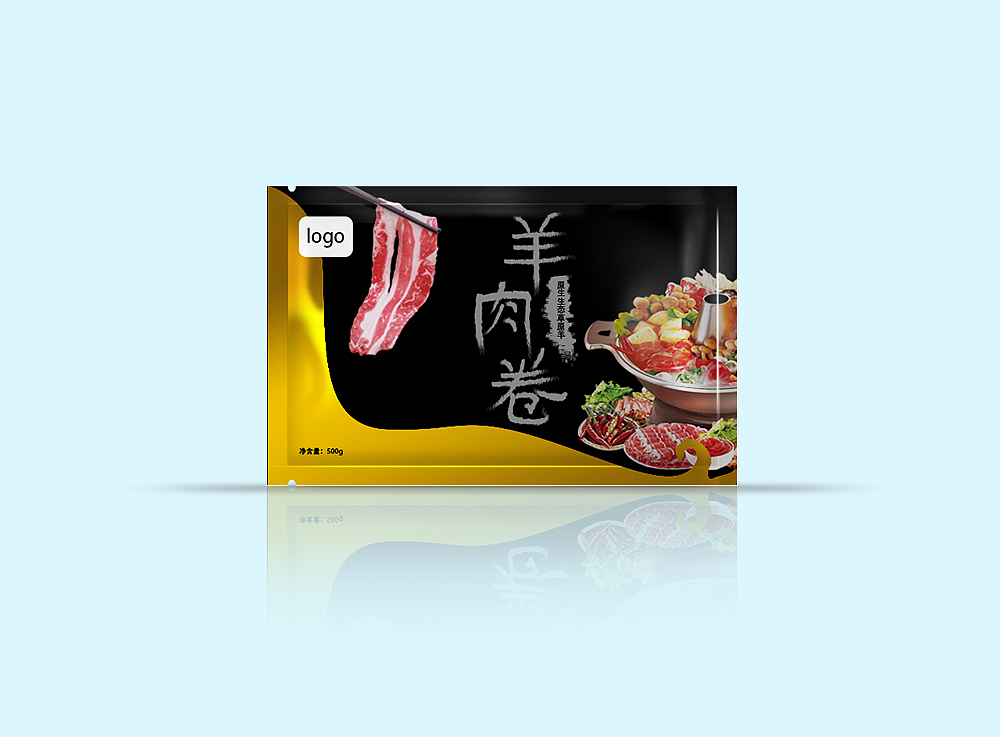 羊肉卷包装（图ZMTc5MDY1ODY4） - 包装 - 站酷设计师奔跑的小妮原创素材 - 站酷ZCOOL