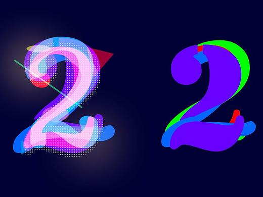 数字效果（个人主页-ZMjc3MjM3NTY=） - 字体/字形 - 站酷设计师枕头君啊原创素材 - 站酷ZCOOL