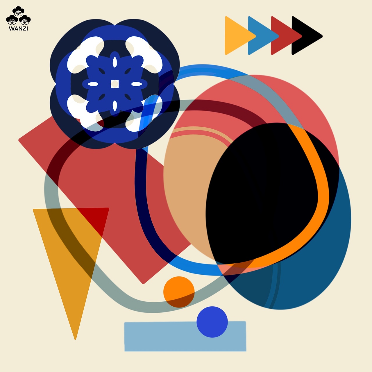 随意画色彩构成