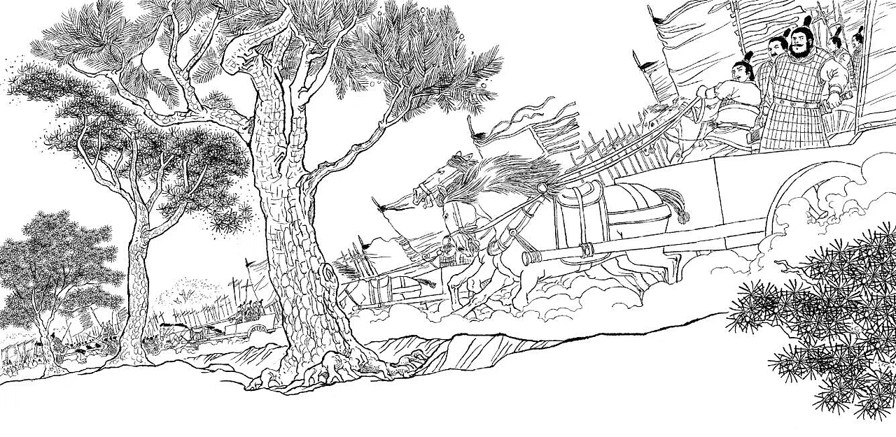 写实古风插画,写实插画,写实漫画,写实儿童插画