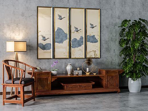 红木家具产品写实（个人主页-ZMzgxMTQyMTI=） - 其他三维 - 站酷设计师name-r123原创素材 - 站酷ZCOOL