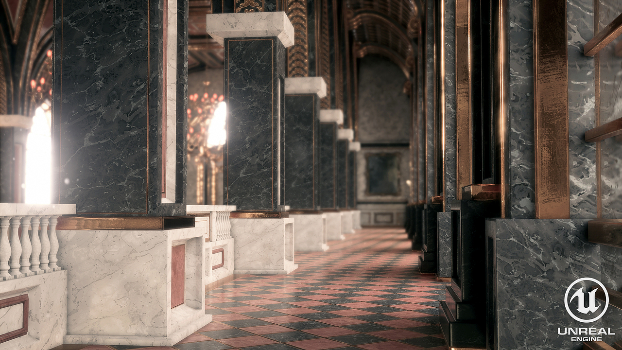 UE4欧式宫殿_白天（图ZMTk3NTEyNzAw） - 场景 - 站酷设计师Charvikk原创素材 - 站酷ZCOOL