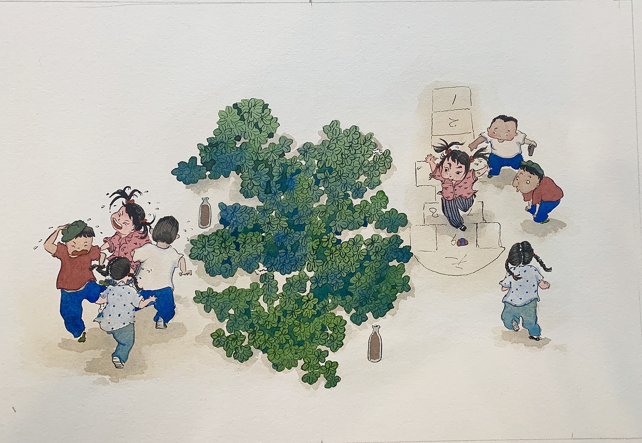 妈妈小时候 爸爸小时候（图ZMjY4ODA0OTQw） - 绘本 - 站酷设计师佬豬原创素材 - 站酷ZCOOL