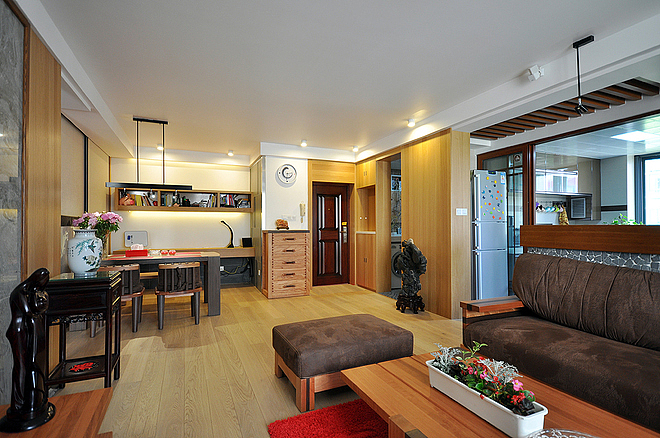 成都百纳装饰 120平米时尚混搭风