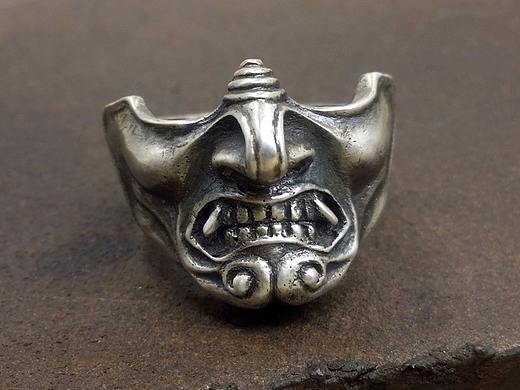 武士面具戒指（个人主页-ZMjY5NTA3NTI=） - 首饰设计 - 站酷设计师盐汤儿原创素材 - 站酷ZCOOL