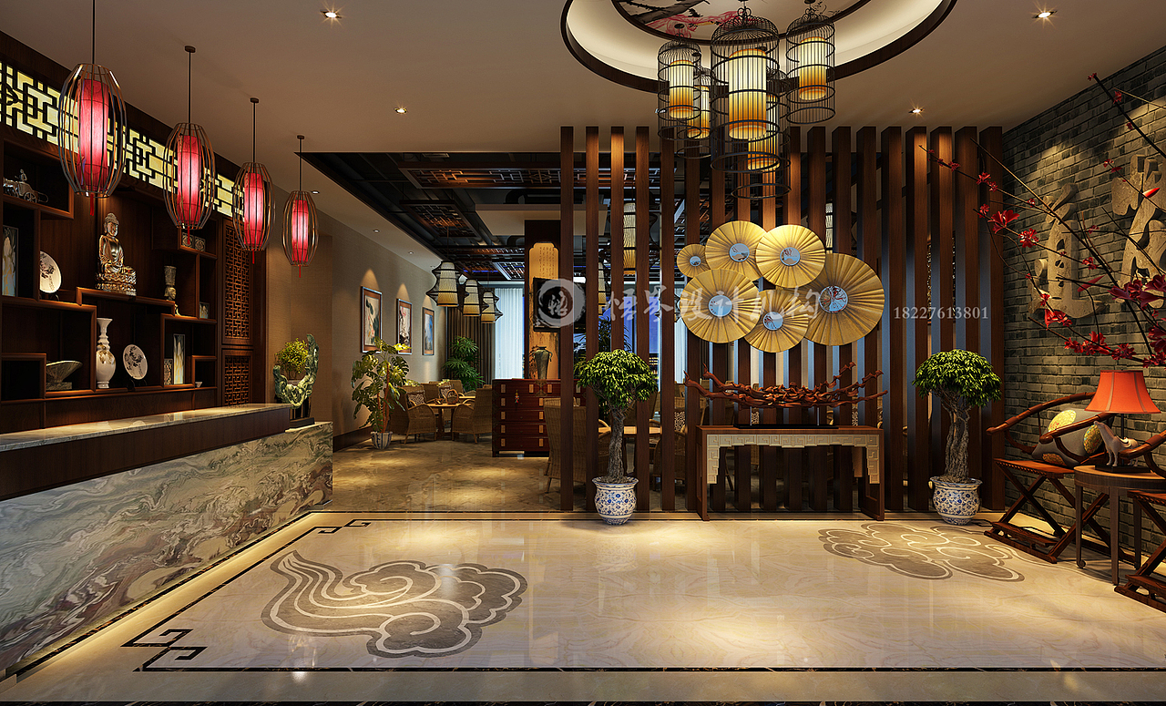 禅茶空间设计,禅意空间设计,茶楼设计,国学空间设计