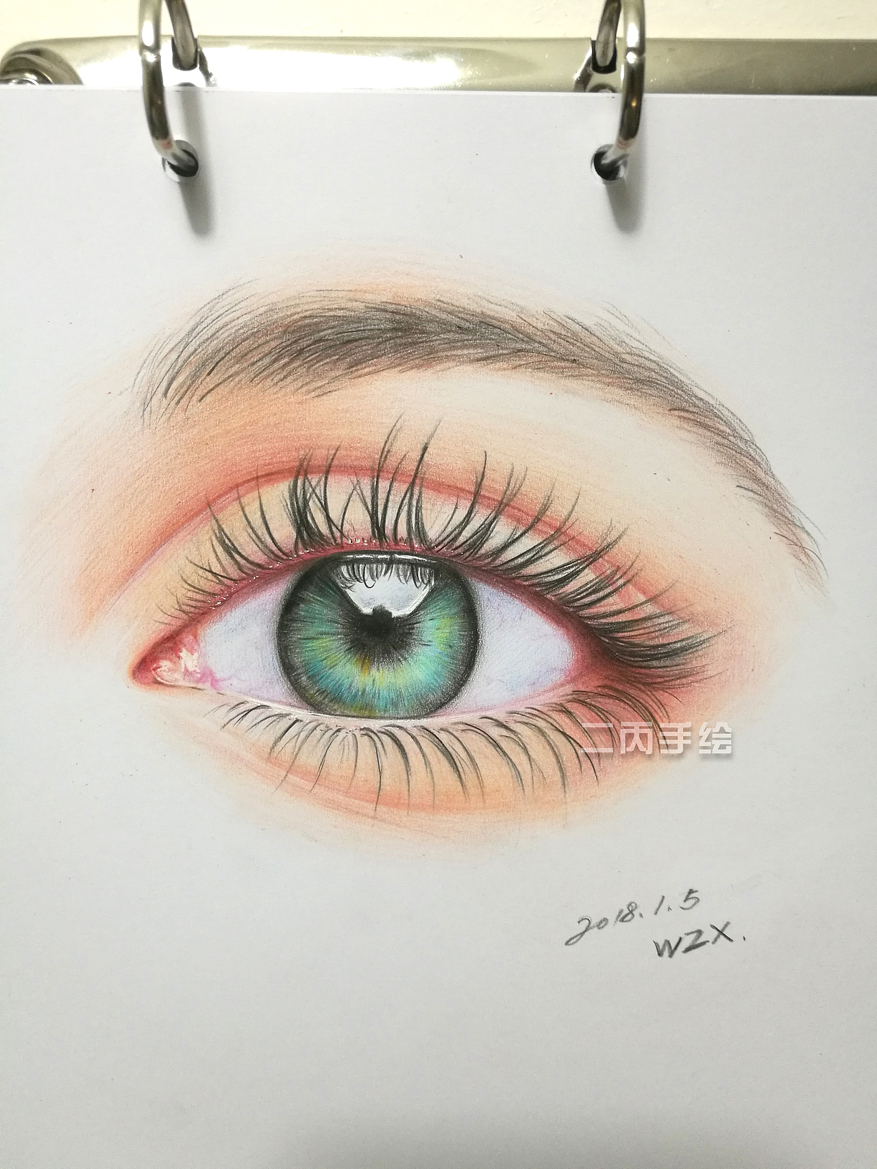 眼睛|纯艺术|绘画|祥子手绘_原创作品-站酷zcool