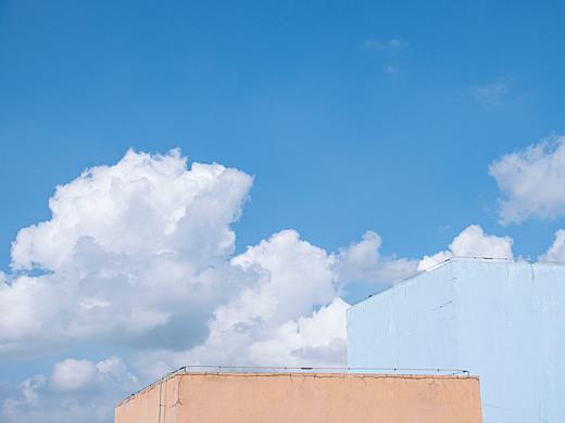 蓝天白云   美的不像真的