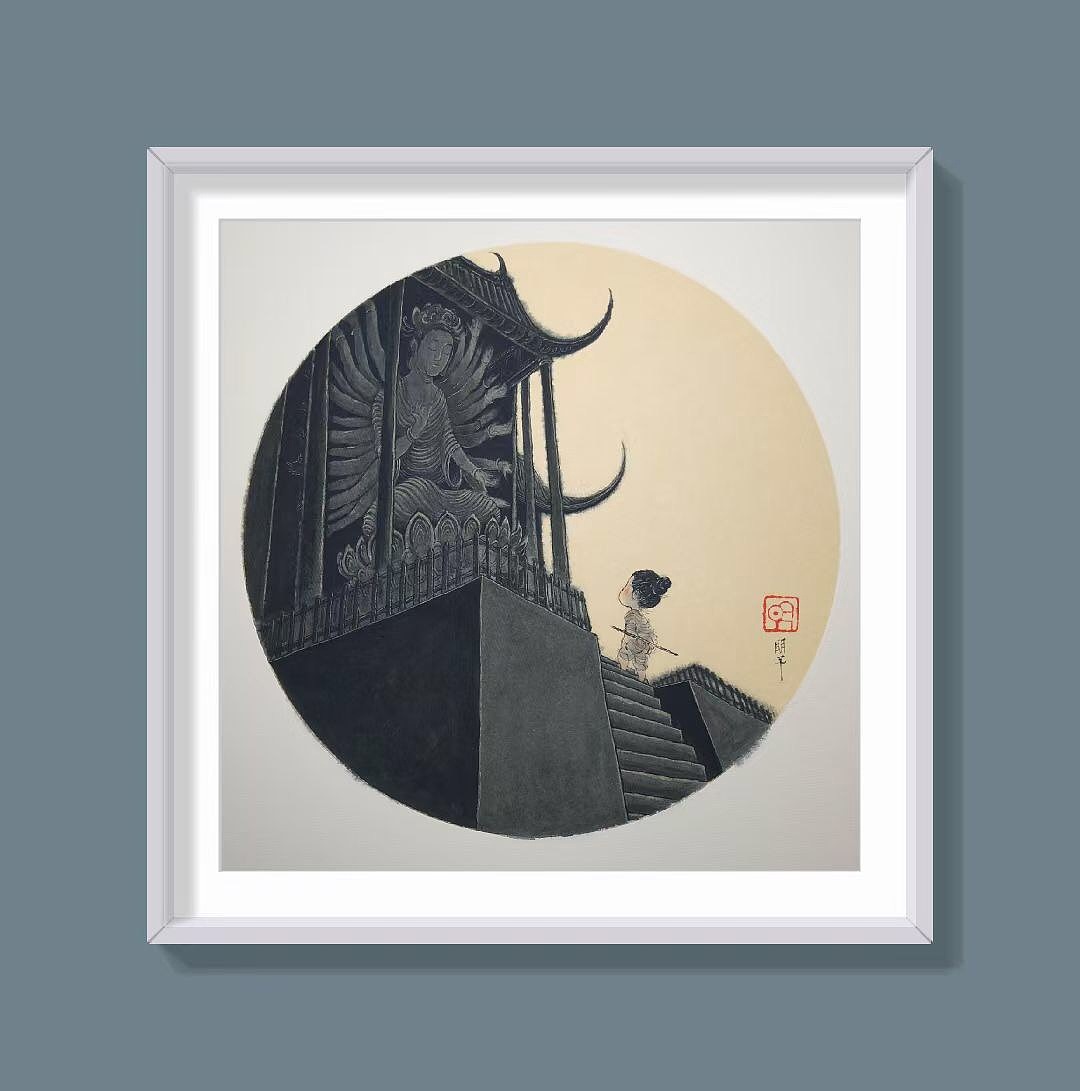 明子的水墨奇幻世界——《风信子系列》2,海量慎点。(图ZMjc3NTQzMzY4) - 绘画 - 站酷设计师明子水墨奇幻世界原创素材 - 站酷ZCOOL