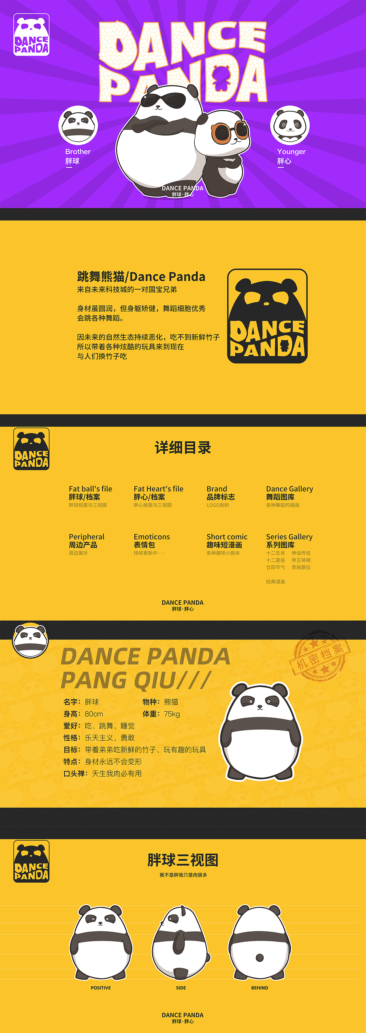 Dance Panda跳舞熊猫 品牌形象展示