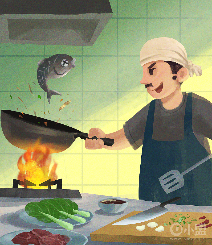 父亲节活动插画